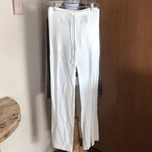 NWT Cabi White Piazza Pants Size Medium